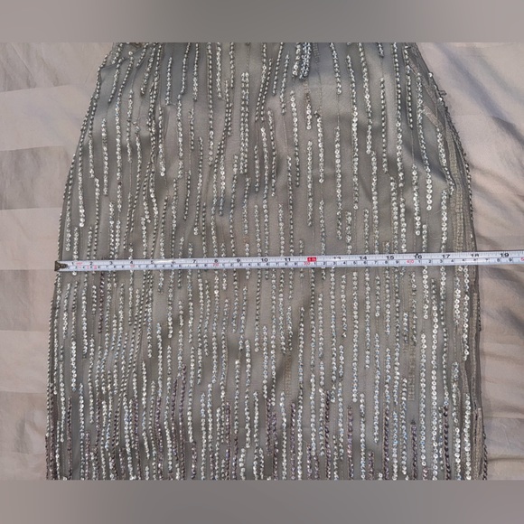 Silver Sequin Gown - Picture 10 of 17